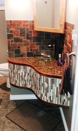 After - Custom Vanity Completed