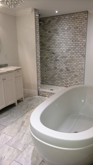 After - Basement Spa Bathroom